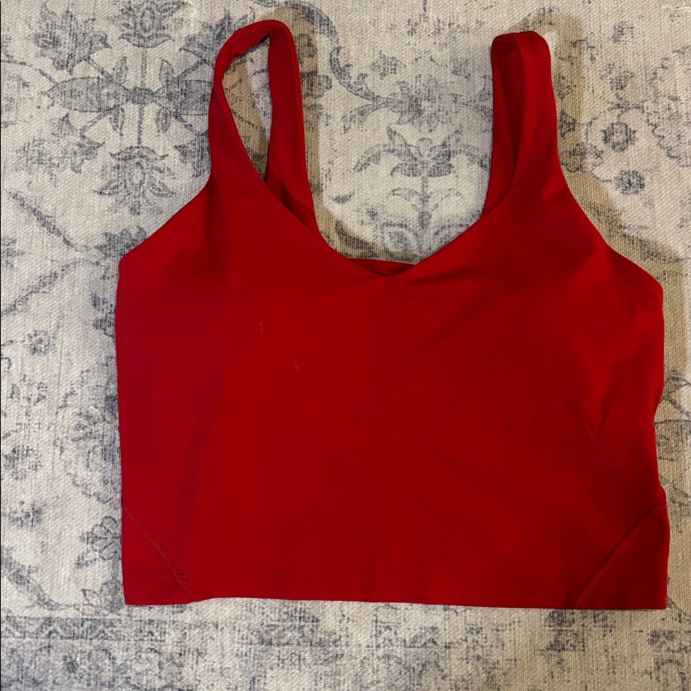 Lululemon Women’s Align Tank Top - size 10 - red